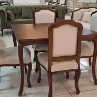 میزغذاخوری ۴-نفره چوب راش پارچه نانوضداب نونو