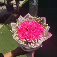 گل روبانی|گل مصنوعی|میانه, |دیوار