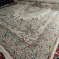 ۲ تخته قالی ۹ متری جفت در حد نو|فرش|بجنورد, |دیوار
