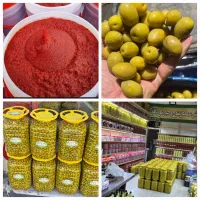 فروش عمده زیتون،آبلیمو، رب گوجه خیارشور شیره ارده