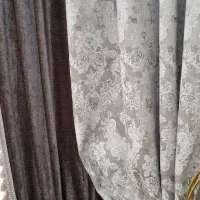 پرده پذیرایی  قسمت والان تمام نگین کار شده|پرده، رانر، رومیزی|تهران, مهرآباد جنوبی|دیوار
