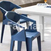 صندلی مینیمال زاویه دار پولاد پویش