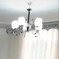 فروش دوعدد لوستر ویک کتیبه پرده ،