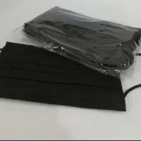 ماسک سه لایه مشکی وآبی و مایع ضد عفونی