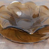 کاسه و بشقاب میوه خوری لب چین قدیمی و آنتیک