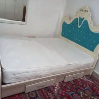 تخت دو نفره با تشک|تخت و سرویس خواب|مرند, |دیوار