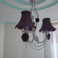 یک عدد لوستر و دوعدد اباژور ست