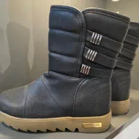 پوتین دخترانه چرم ترک نو