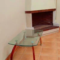 میز شیشه ای دوطبقه ترک