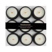 شمع سفالی رنگ بندی