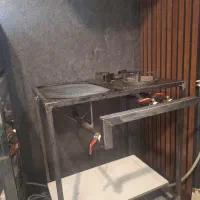 گاز دو شعله با صفحه گریل