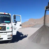 حمل شن و نخاله با ده چرخ کمپرسی