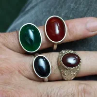 انگشتر نقره گرمی چهارصد