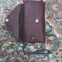 کیف چرم طبیعی زنانه دست دوز