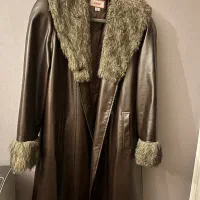 پالتو چرم ترکیه فری سایز درحدنو قیمت دو میلیون