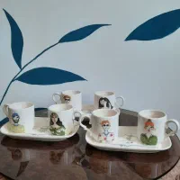 فنجان سرامیکی و آباژور رافیا|حراج|تهران, بهار|دیوار