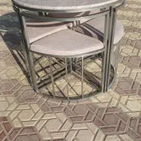 نهارخوری فلزی کمجا رنگ ثابت(گالری تک)|مبلمان خانگی و میز عسلی|مریوان, |دیوار