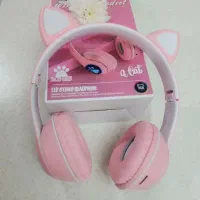 هدفون بلوتوثی مدل گربه ای آکبند