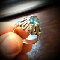 انگشتر توپاز اصل