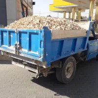 حمل خاک و نخاله ساختمانی و مصالح از پی تا بام ،ح