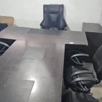 میزوصندلی مدیریت میزکنفرانس۴عددصندلی|دفتر کار|کرمان, |دیوار