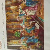 یک عدد نخ و نقشه با دار و تمامی وسیله ها د
