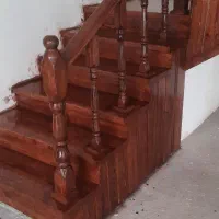 خدمات ساخت پله تمام چوب|مصالح و تجهیزات ساختمان|کلاردشت, |دیوار