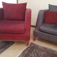 مبل ۷ نفره همراه با میز ناهارخوری ۸ نفره|مبلمان خانگی و میز عسلی|تهران, سازمان برنامه شمالی|دیوار