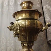 سماور زغالی قدیمی|سماور، چای‌ساز، قهوه‌ساز|اردبیل, |دیوار