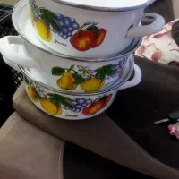 سه عدد قابلمه لعابی .