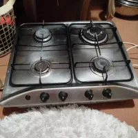 گاز  رومیزی چهار شعله تمام استیل