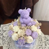 باکس شمع هدیه تولد