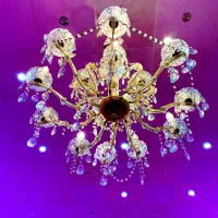 لوستر خارجی سلطنتی کریستال چک عتیقه دکوری