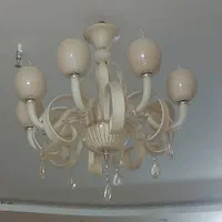 دو عدد لوستر خارجی طرح زنبق ۸ شاخه