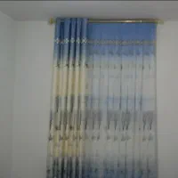 پرده حریر ووالان. ساتن