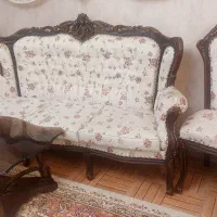 مبل چوب گردو و راحتی|مبلمان خانگی و میز عسلی|اصفهان, بوستان آینه خانه|دیوار