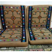 ۶جفت پشتی دست باف در حد نو