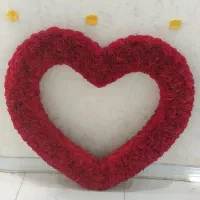 قلب  باطراحی گل