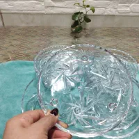 پیش دستی کریستال خورشیدی|ظروف سرو و پذیرایی|رشت, منظریه|دیوار