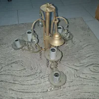 ۲عدد لوستر برنزی و حبابی|لوستر و چراغ آویز|کرج, گلشهر|دیوار