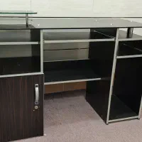 میز کامپیوتر روکش شیشه ابی|میز تحریر و کامپیوتر|بهبهان, |دیوار