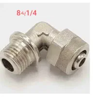 اتصالات پنوماتیک شلنگ خور زانویی شیر یک طرفه