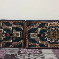دو عدد فرش ۹ متری و ۶ عدد پشتی یکدست