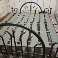 فروش تخت خواب فلزی ۲ نفره|تخت و سرویس خواب|فولادشهر, B7|دیوار