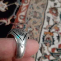 انگشتر نقره قلم کاری|جواهرات|کرمانشاه, |دیوار