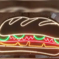 تابلو ال ای دی ناگت‌قارچ‌کیلوی‌زیتون‌سبزی‌قرمه‌مزه