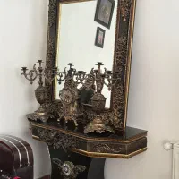 ست ساعت و آینه شمعدان
