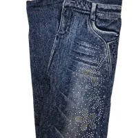 شلوارکشی طرح جین زنانه فری‌سایز