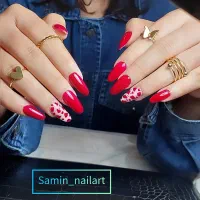 کاشت ناخن به مناسبت یلدا ۴۵۰|خدمات آرایشگری و زیبایی|زاهدان, |دیوار