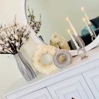 گلدان دونات چروک دکوری|صنایع دستی و سایر لوازم تزئینی|بندرلنگه, |دیوار